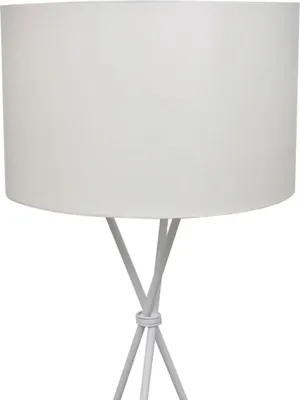 Produktbild von vidaXL Stehlampe mit Ständer Weiß 139 cm