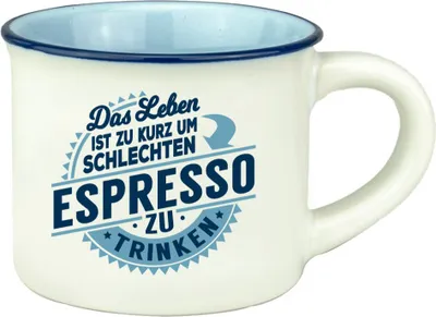 Produktbild von Persönliche Espressotasse Mokkatasse - Das Leben ist