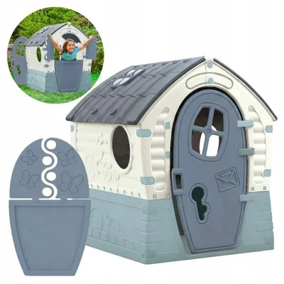 Produktbild von Palplay | Spielhaus Dream House Misty Sky, 90 x 95 x 110 cm, kreativer Spielspaß, sicher und stabil