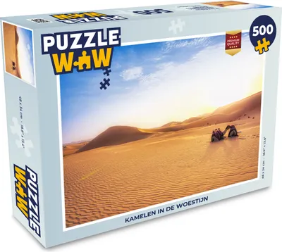 Obrázek produktu pro MuchoWow MuchoWow® Puzzle 500 ks Velbloud - poušť - písek