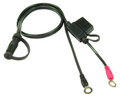Imagen del producto de Cable OptiMATE C-21, resistente a la intemperie, para conectar baterías, ideal para ropa con calefacción, color azul