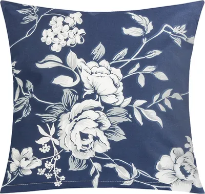 Produktbild von Baumwolllaken - 40x40 cm - Blau,Grau,Weiß