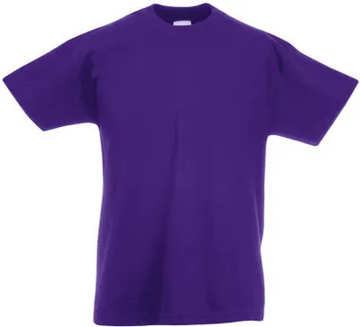 Produktbild von Fruit of the Loom - Kids Valueweight T - Purple - 152
