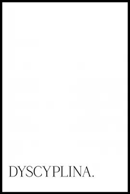 Obrázek produktu pro Plakát 61 x 91,5 cm s nápisy Moderní citát Disciplína