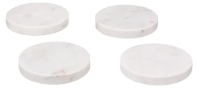 Produktbild von Glasuntersetzer MARBLE, Ø 10 cm, 4er-Set