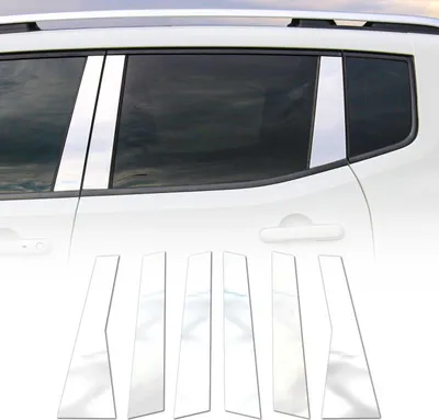Image de Colonne B Habillage des montants de porte pour Jeep Grand Cheroke 2011-2020 Acier inoxydable 6pcs