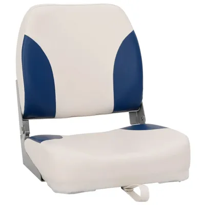 Immagine prodotto di Sedile pieghevole per barca 1 set con Cuscino Blu-Bianco