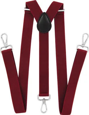 Produktbild von axy Herren Hosenträger 3 robusten Karabiner Verschluss 2,5 cm breit Y-Form verstellbar und elastisch 120cm Lang