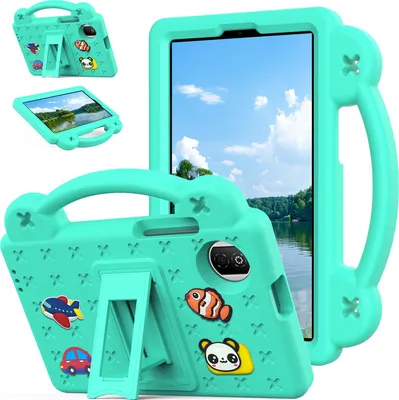 Produktbild von Schutzhülle für Honor Pad X7 8,7 2025 Niedliche Hülle für Kinder, Stoßfest mit Griff und Ständer Grün