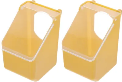 Productafbeelding van Vogel Voederbak - Vogelvoer Dispenser - Vogels Voeren - Met Deksel Waterdicht - 1 Gat - Khaki