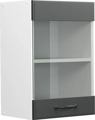Produktbild von Küchenglasschrank Vicco R-Line Anthrazit Landhaus 40 cm, Model 37240