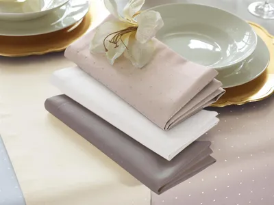 Produktbild von Curt Bauer Damast-Tischtuch Petito 3815 Farbe weiss Größe 50x140