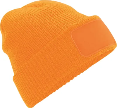 Image de Beechfield Hommes Thinsulate Printers Bonnet RW6506 (Taille unique) (Orange fluo)