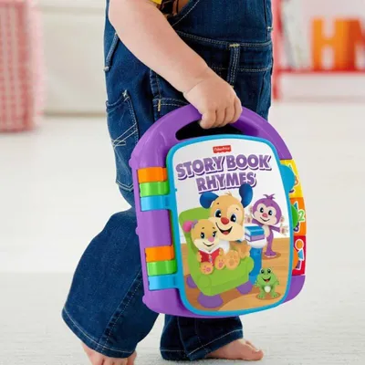 Produktbild von Fisher-Price Laugh & Learn Storybook Rhymes, 0,5 Jahr(e), Mit Ton, Batterien erforderlich, AA, Kunststoff, Mehrfarbig
