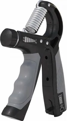 A hand grip strengthener is shown against a white background.