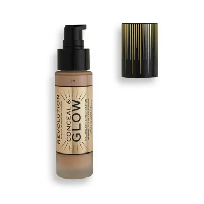 Obrázok produktu pre Makeup Revolution, Conceal & Glow, Illuminating, Cream Foundation, F5, 23 ml