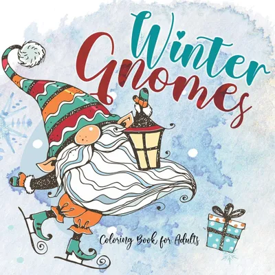 Produktbild von Winter Gnomes Coloring Book for Adults