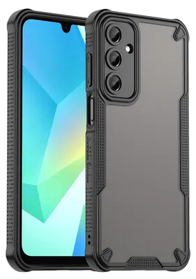 Immagine prodotto di Per Samsung Galaxy A16 5G Armor Glaze Design plastica ibrida TPU Cover nero