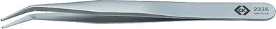 Image de C.K Tools Pinzette, Präzisionspinzette, Gerillt/30° abgewinkelt, 120mm (T2336)