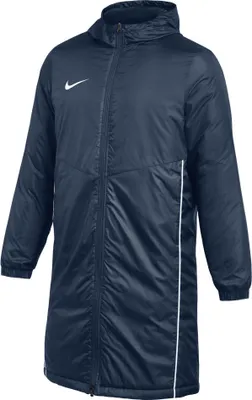 Produktbild von NIKE Herren Wintermantel - Park 26, Winterjacke, Kapuze, Logo, einfarbig Dunkelblau M