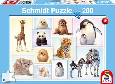 Obrázok produktu pre Schmidt Spiele 4056270, 200 kusov, Zvieratá, 8 rok / roky
