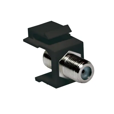 Image de LogiLink Professional NK0018B Module Keystone LogiLink, connecteur F, noir