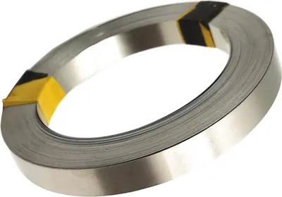 Immagine prodotto di 10 m batteria al litio, batteria agli ioni di litio, nastro in acciaio nichelato, nastro nichelato, pezzo di collegamento, saldatori a punti, 0,1 x 7 mm