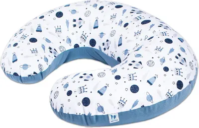 Produktbild von Pepi Stillkissen mit Velvet - Stillhorn Stillhörnchen kleines Baby Still Kissen für Füttern von Babys Neugeborene Breastfeeding - Magic Space