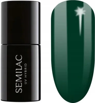 Obrázek produktu pro SEMILAC Hybridní lak 309 Pine Green - 7 ml