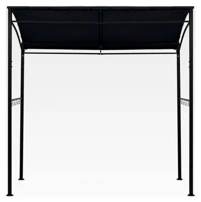Produktbild von Stabiler Grillpavillon Anthrazit | Stahl & Polyester | 215x150x220cm | 10 Haken | Wetterfest