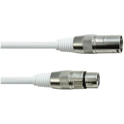 Produktbild von EUROLITE DMX Kabel XLR 3pol 10m weiß (30227946)