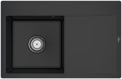Produktbild von Villeroy & Boch Keramikspüle 33481FS5, Subway Style 45 Flat Einbauspüle - inkl.