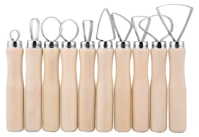 Produktbild von 10 Stück Töpferwerkzeug Set für Modellierung und Skulptur