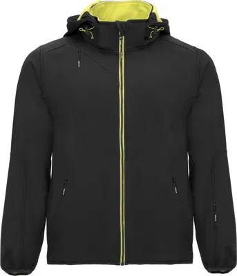 Productafbeelding van Roly - "Siberia" softshell jas voor heren/dames, uni model, PF4257 (maat S) (zwart)