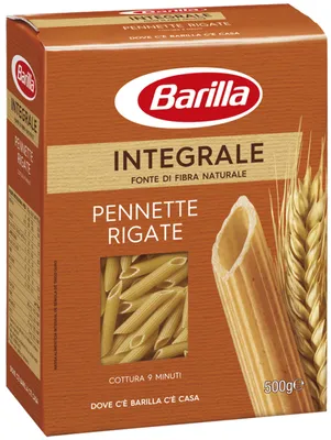 Image de Barilla, pâtes penne rigate complètes, 500 g