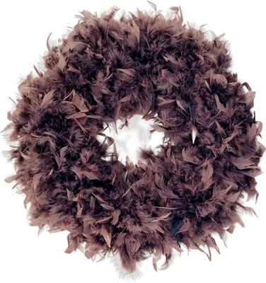Produktbild von Federkranz Dekokranz FEDERN braun 50-55cm CreaFlor Home