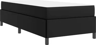 Obrázok produktu pre Rám postele s matracmi Čierna 90 x 190 cm látka