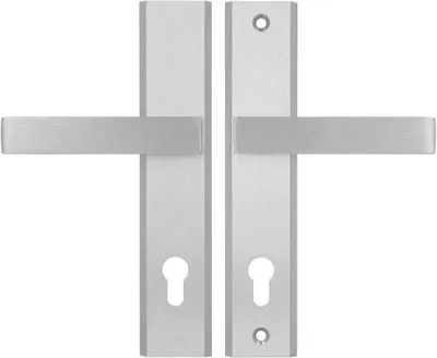 Zdjęcie produktu dla Uchwyt AXA Haga ++ 92 WB, kolor F6 - stal nierdzewna (grubość drzwi 74-83 mm)