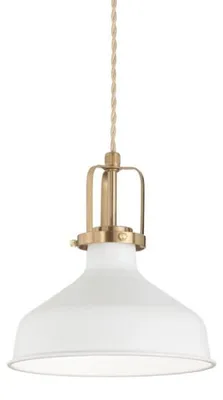 Produktbild von Aufhängung Industrial-Minimal Eris-1 Metall Weiß 1 Licht E27