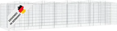 Produktbild von DELUKE® Gabionen Hochbeet BOGI aus Eisen | 400x100x100cm | Hochbogen Steinkorb Gabionengitter Ziergabione Steingabione Drahtkorb befüllbar