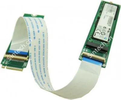 Produktbild von NGFF M.2 PCIe M-Key Erweiterungskarte mit 20CM Kabel