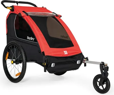 Produktbild von Burley Fahrrad-Kinder-Anhänger Honey Bee rot/schwarz