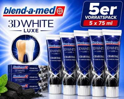Immagine prodotto di Pasta Blend-a-med 3D White Lux Charcoal 5x75ml