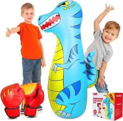 Produktbild von Famanu aufblasbare Boxsack Dinosaurus - 120 cm für Kinder