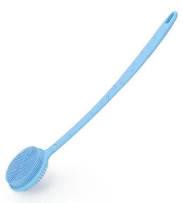 Produktbild von Silikon-Rückenbürste – Rückenschrubber – für Dusche und Badewanne – Blau