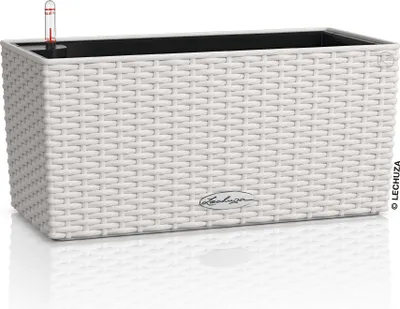 Obrázek produktu pro Lechuza Samozavlažovací truhlík Balconera Cottage 40 cm, světle šedá