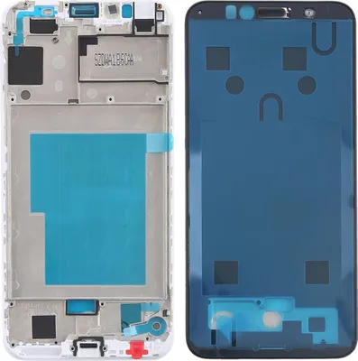Produktbild von Gehäuse Rahmen Mittelrahmen Deckel für Huawei Y6 2018 Weiß Reparatur Ersatz