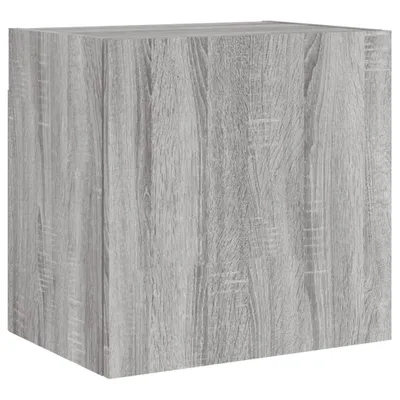 Image de Meuble TV mural sonoma gris 40,5x30x40 cm bois d'ingénierie