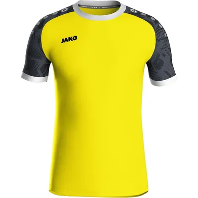 Produktbild von JAKO Kinder Trikot Iconic KA, Farbe:soft yellow/schwarz, Größe:116