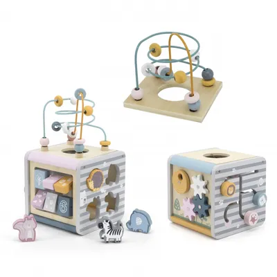 Obrázok produktu pre VIGA PolarB Activity Box Drevené vzdelávacie herné centrum 5 v 1 – kocka